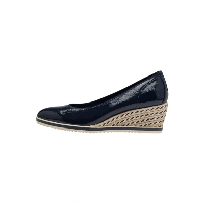 Afbeelding van Tamaris Sleehakken, Dames, Maat: 37, Navy Kunststof