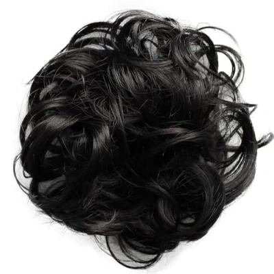 Afbeelding van Prettyshop G41A haarverlenging voor bruidskapsels, volumineus en rommelig haar, zwart/bruin