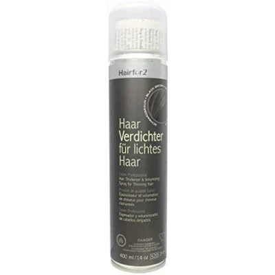 Afbeelding van Hairfor2 Colorspray 400 ml ZwartBruin
