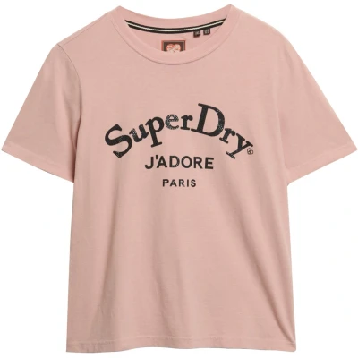 Afbeelding van Superdry Brand Mark T shirt met relaxte pasvorm Dames shirts