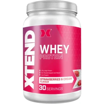 Afbeelding van Xtend Whey Protein Eiwit Poeder 1,05 kg (30 servings) Strawberries &amp; Cream