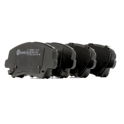 Afbeelding van BREMBO P 30 123 Remblokkenset Met akoestische slijtagewaarschuwing anti kreukplaat toebehoren KIA: cee‘d II Sportswagon, Hatchback