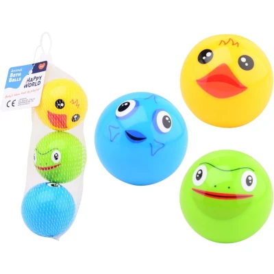 Afbeelding van Happy world 3 dier bad speelballen 22277