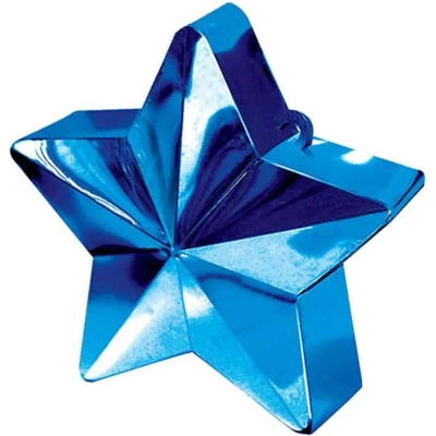 Afbeelding van Amscan Ballongewicht Ster 10 Cm Blauw