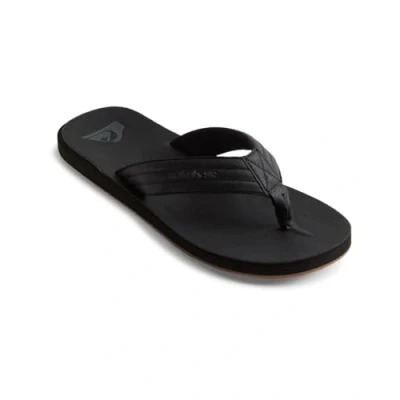 Image de Tongs claquettes Quiksilver Carver nubuck nr tong Noir Taille : 42