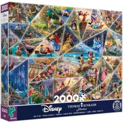 Afbeelding van Ceaco Thomas Kinkade Disney collage puzzel 2000 stukjes