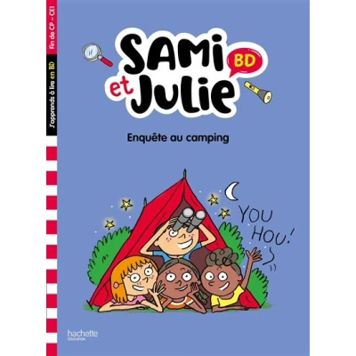 Image de Sami et Julie BD Fin de CP CE1 Enquête au camping
