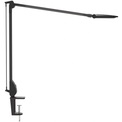 Afbeelding van MAULoptimus LED Bureaulamp dimmbaar tafelklem anthraciet aluminium 1 stuk 58 x 6 50 cm MAUL