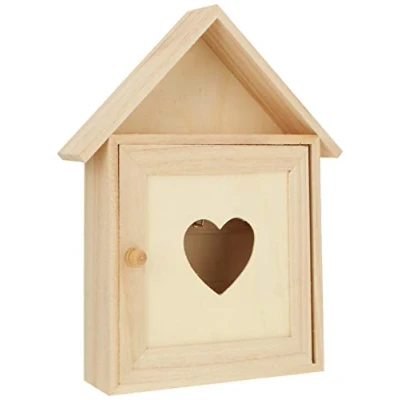 Afbeelding van Rayher Sleutelkast van hout, 21 x 5 26 cm, FSC gecertificeerd, sleutelhanger, om te beschilderen en decoreren, klein, beige