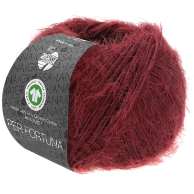 Afbeelding van LANA GROSSA Per Fortuna GOTS Licht zomergaren met katoen, handbreigaren van 74% katoen (biologisch) en 26% polyamide, 50 g wol voor breien haken, 190 m