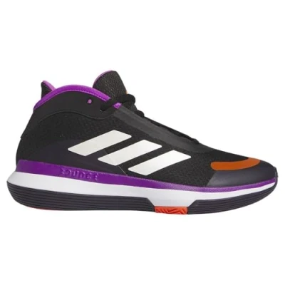 Afbeelding van adidas Performance Bounce Legends Basketbalschoenen, Heren, Maat: 41 1/3, Core black/purple burst/aurora black Textiel/ synthetisch