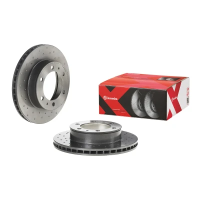 Afbeelding van BREMBO 09.A634.1X Remschijf 297 25 5 geperforeerd/interne ventilatie Gecoat TOYOTA: HILUX VIII Pickup, 3 Pick up