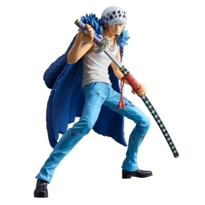 Afbeelding van Banpresto Trafalgar Law One Piece actiefiguur Grandist 22 cm BP89966P meerkleurig verzamelfiguur ideaal voor anime fans