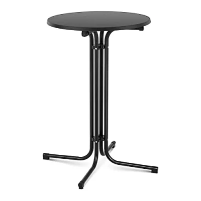 Afbeelding van Royal Catering Hoge bartafel Ø 70 cm vouwbaar zwart