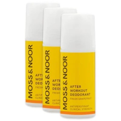 Afbeelding van Deodorant na de training (vers amplefruit, 3 stuks (3 x 60 ml))