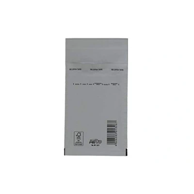 Afbeelding van SmithPackaging Luchtkussenenveloppen 100 x 165 mm, wit, 5 stuks