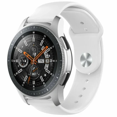 Afbeelding van Rubberen sportband Wit Xiaomi Mi Watch / S1 Pro Active S2