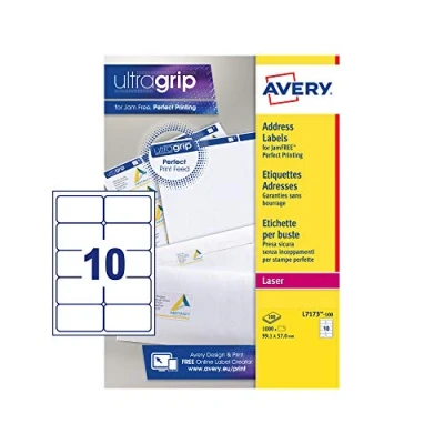 Afbeelding van Avery L7173 100 adreslabels
