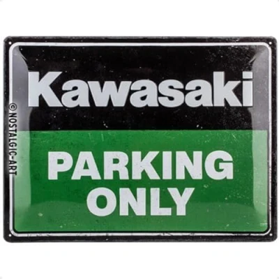Afbeelding van Wandbord Kawasaki Parking Only