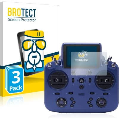 Afbeelding van BROTECT Screenprotector voor FrSky Tandem X18 Folie Beschermfolie Beschermglas transparant (3 Stuks)