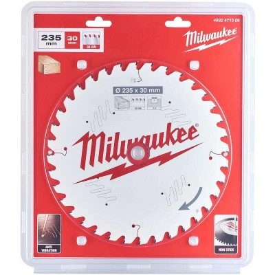 Afbeelding van MILWAUKEE 4932471306 cirkelzaagblad P W 235 x 30 2.4 mm, 36ATB