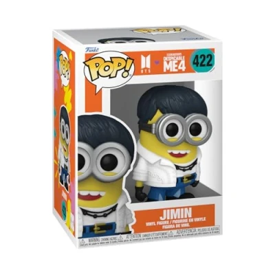 Afbeelding van Funko Pop! Rocks: Minions X BTS Jimin + Vinyl figuur om te verzamelen Cadeau idee Officiële Producten Speelgoed voor Kinderen en Volwassenen Movies, Music Fans