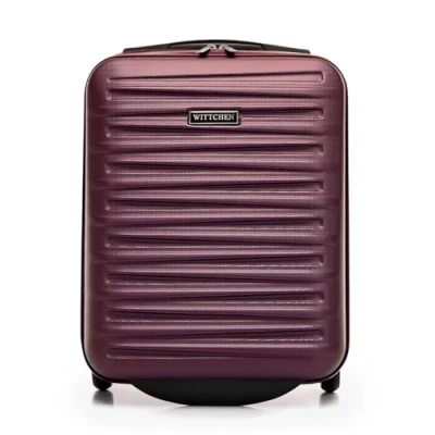 Afbeelding van WITTCHEN Skyspeed Line Harde ABS koffer, reiskoffer, trolley, cijferslot, telescopische handgreep, 4 wielen, Bruin, Kleine koffer