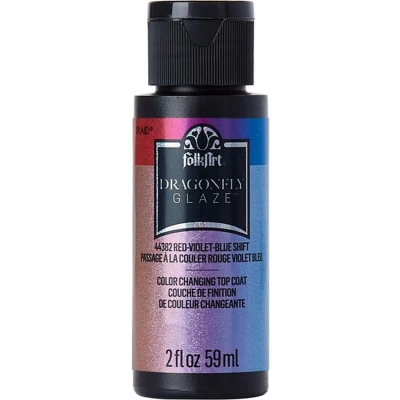Afbeelding van Folkart Dragonfly Glaze Red Violet Blue Shift 2 fl oz (44382)