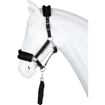 Afbeelding van Horka Halster Set Angel Zwart Pony