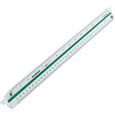 Afbeelding van Schaalstok Rumold 150/30 DIN 1:2.5/5/10/20/50/100