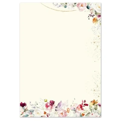 Afbeelding van 100 vellen briefpapier A6 (105 x 148 mm) staand 90 g/m² veelkleurig
