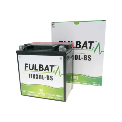 Afbeelding van FULBAT AGM YIX30L BS 12 V, 30 Ah, 385 A, lengte: 165 x breedte: 125 hoogte: 175 mm