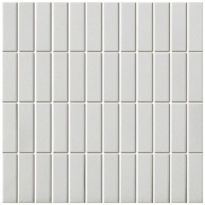 Afbeelding van The Mosaic Factory London Rechthoek Super White 2,3x7,3 cm