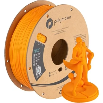 Afbeelding van Polymaker PA08007 Filament LW PLA Mat, Lage dichtheid 1.75 mm 800 g Feloranje (mat) PolyLite™ 1 stuk(s)