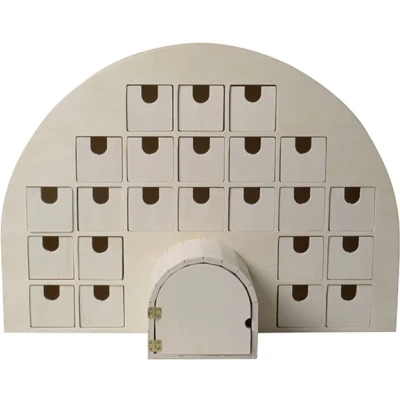 Afbeelding van Artemio Adventskalender iglo 44,5x15,5x32 cm