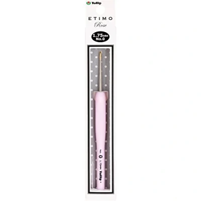 Afbeelding van Tulp Etimo Rose haaknaalden staal softgrip 1.75mm Per Stuk