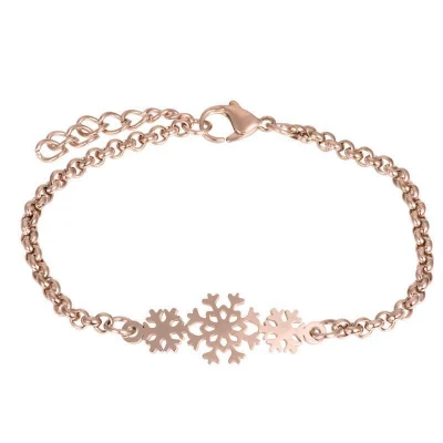 Afbeelding van Snow Flake iXXXi Armband B00394 01 Rose