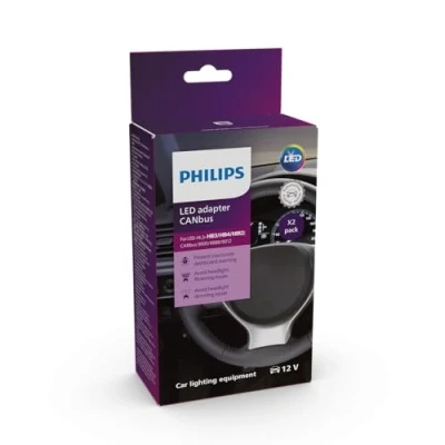 Afbeelding van Philips CANbus led adapter (HB3/HB4/HIR2), 3 in 1 oplossing, 2 stuks