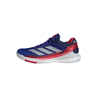 Afbeelding van adidas Performance Crazyquick Boost Padelschoenen lucid blue silver metallic cloud white, Heren, Maat: 37 1/3 Textiel/ synthetisch
