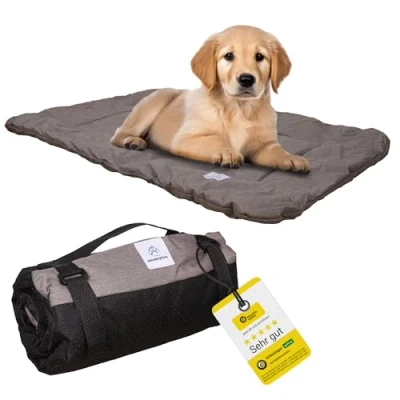 Afbeelding van Wanderpfote couverture pour chien, idéale les déplacements, 110 x 80 cm, lavable, orthopédique et imperméable, design de qualité supérieure, d&#039;extérieur tapis chien