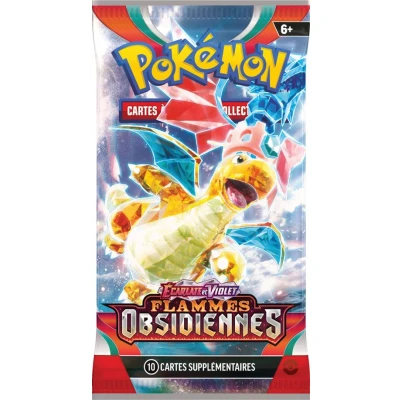 Afbeelding van Pokémon Booster Scarlet en Violet Obsidiaan Vlammen (EV03) Willekeurig model Bordspellen Kaartspellen Verzamelkaarten Vanaf 6 jaar Franse versie