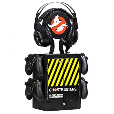 Afbeelding van Numskull Ghostbusters Officiele Luxe Gaming Opbergtoren voor 4 Controllers 10 Games Koptelefoon
