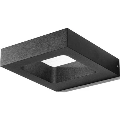 Afbeelding van Artdelight Wandlamp Carré Zwart