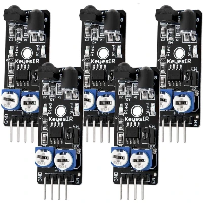 Afbeelding van AZDelivery 5 x KY 032 IR Obstacle Sensor Module compatibel met Arduino Inclusief E Book!