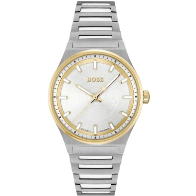 Afbeelding van BOSS Horloge silvercoloured, Dames, Maat: One Size, Silver coloured