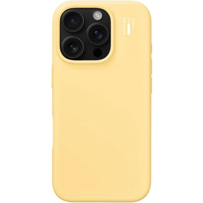 Afbeelding van iDeal of Sweden Silicone Case voor de Apple iPhone 15 Pro Soft Lemon