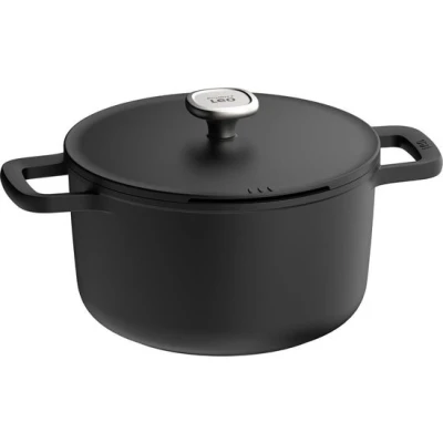 Afbeelding van LEO RECYCLED Kookpot antikleef met deksel Phantom 24 x 14cm
