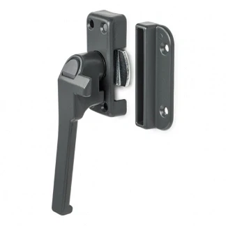 Afbeelding van Raamsluiting Starx (Links, Sluitkom, Ventilatienok, Drukknop, Grijs)