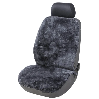 Afbeelding van CarComfort Autostoelhoes Lamsvel antraciet