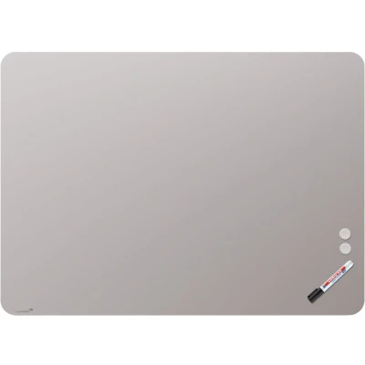 Afbeelding van Legamaster mat glasbord 90x120cm Warm Grey (met ronde hoek)